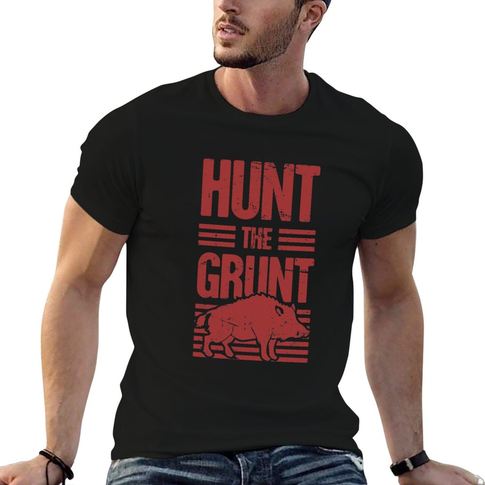 Wildman Hunting & Outdoor Linton'S Corner Silver Lakes - Camiseta Grunt para Caça de Javali