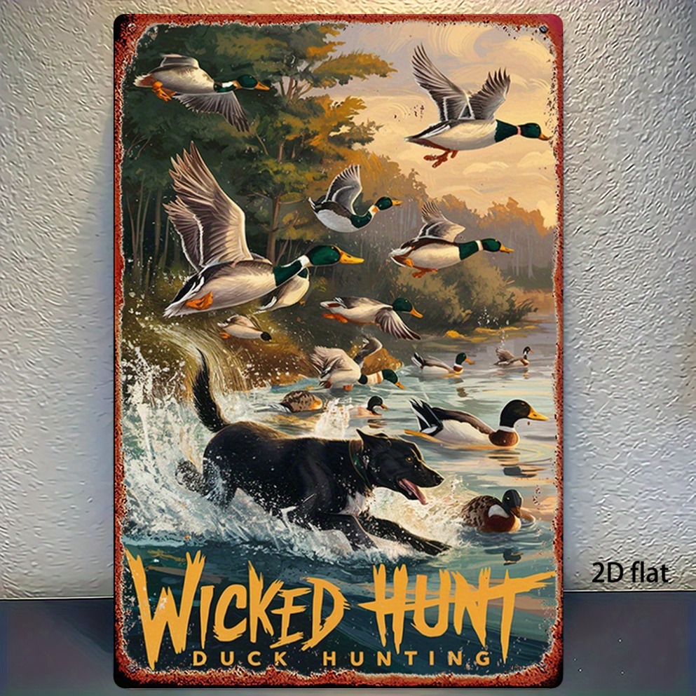 Wildman Hunting & Outdoor Linton'S Corner Silver Lakes - Arte de Parede Metálica 2D Plana
