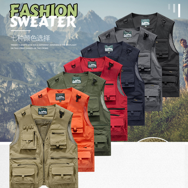 Outdoor Hunting Photography - Colete de Malha para Primavera e