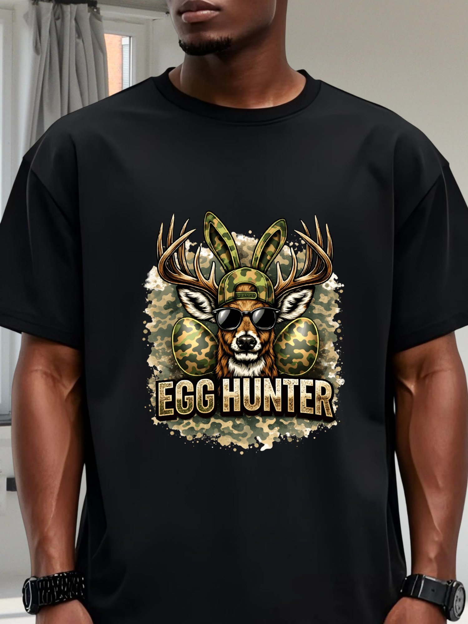Camiseta Preta Camuflada para  - Wildman Hunting & Outdoor Linton'S Corner Silver Lakes avaliação e preço