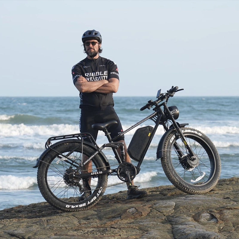 Bicicleta Elétrica ANDSKY Apex - Outdoor Hunting Electric Bike avaliação e preço