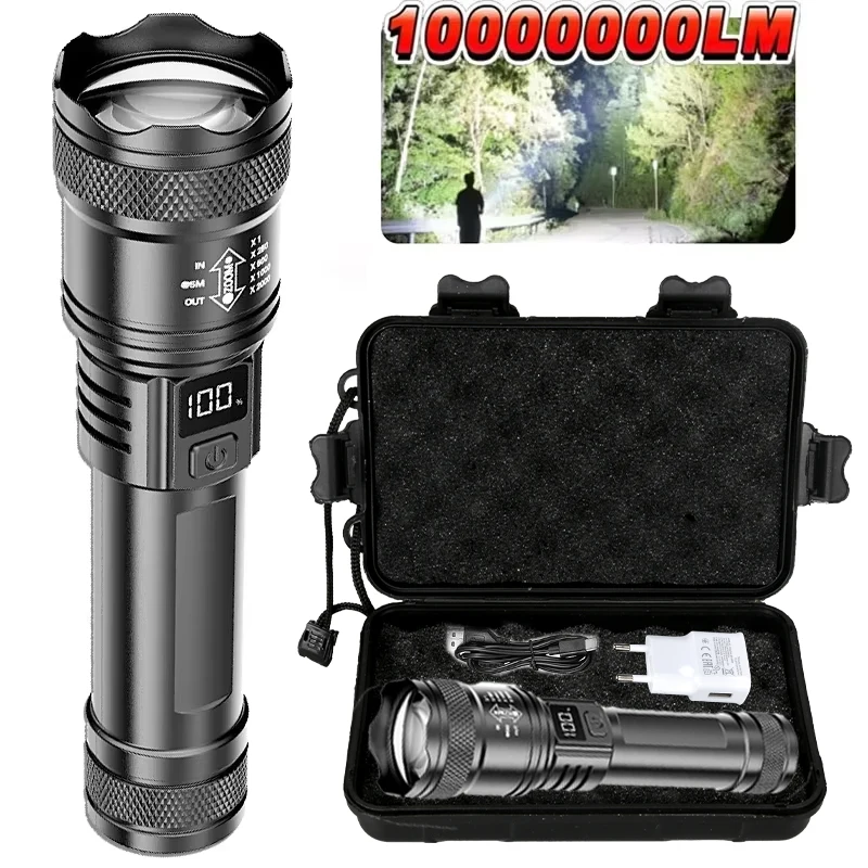 TY-908M lanterna led 2000lm ti - Tactical Flashlight Rechargeable avaliação e preço