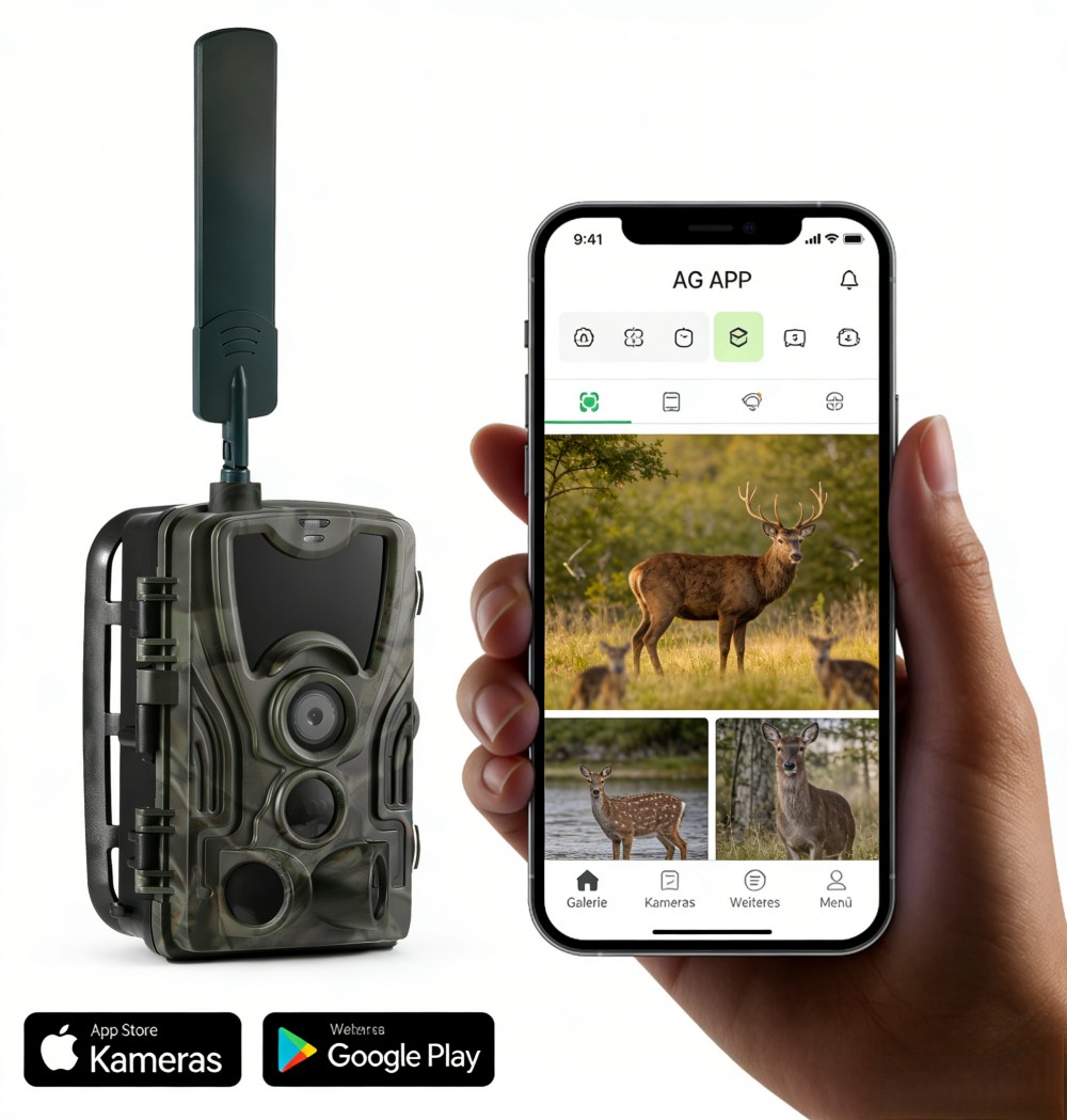 Câmera de Caça 4G 4K 120MP com - Outdoor Hunting Video Camera avaliação e preço