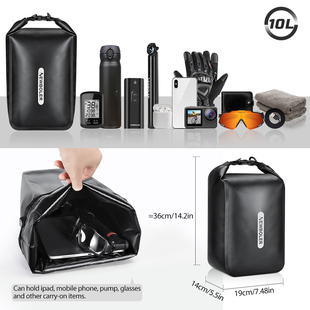 Newboler 10l saco de bicicleta - Outdoor Hunting Electric Bike avaliação e preço