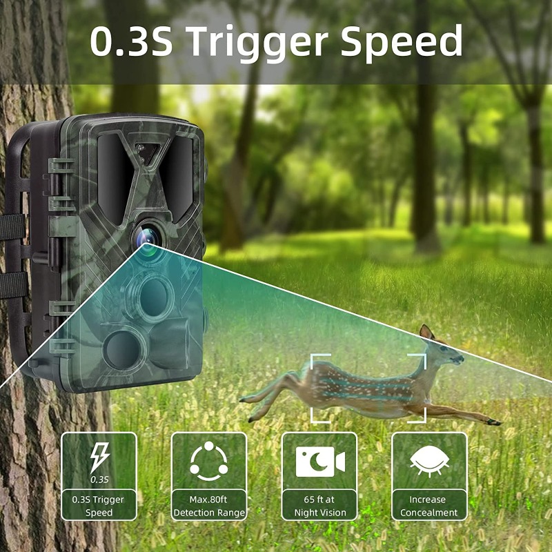 Câmera de vida selvagem ao ar  - Outdoor Hunting Video Camera avaliação e preço