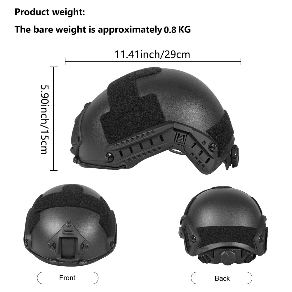 Conjunto de Capacete Tático BO - Outdoor Hunting Kit avaliação e preço