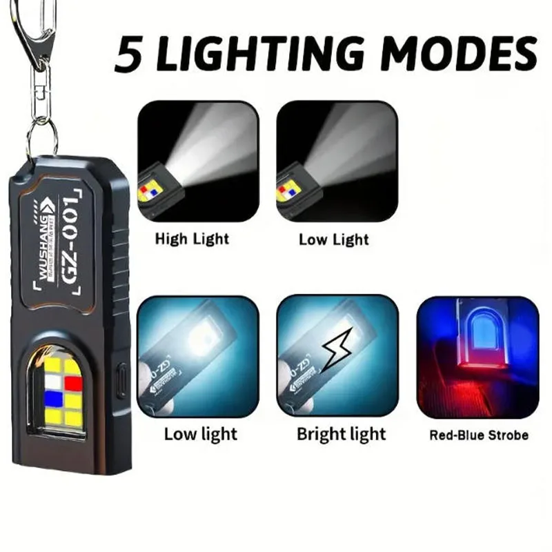 Lanterna Mini COB LED Poderosa - Tactical Flashlight Rechargeable avaliação e preço