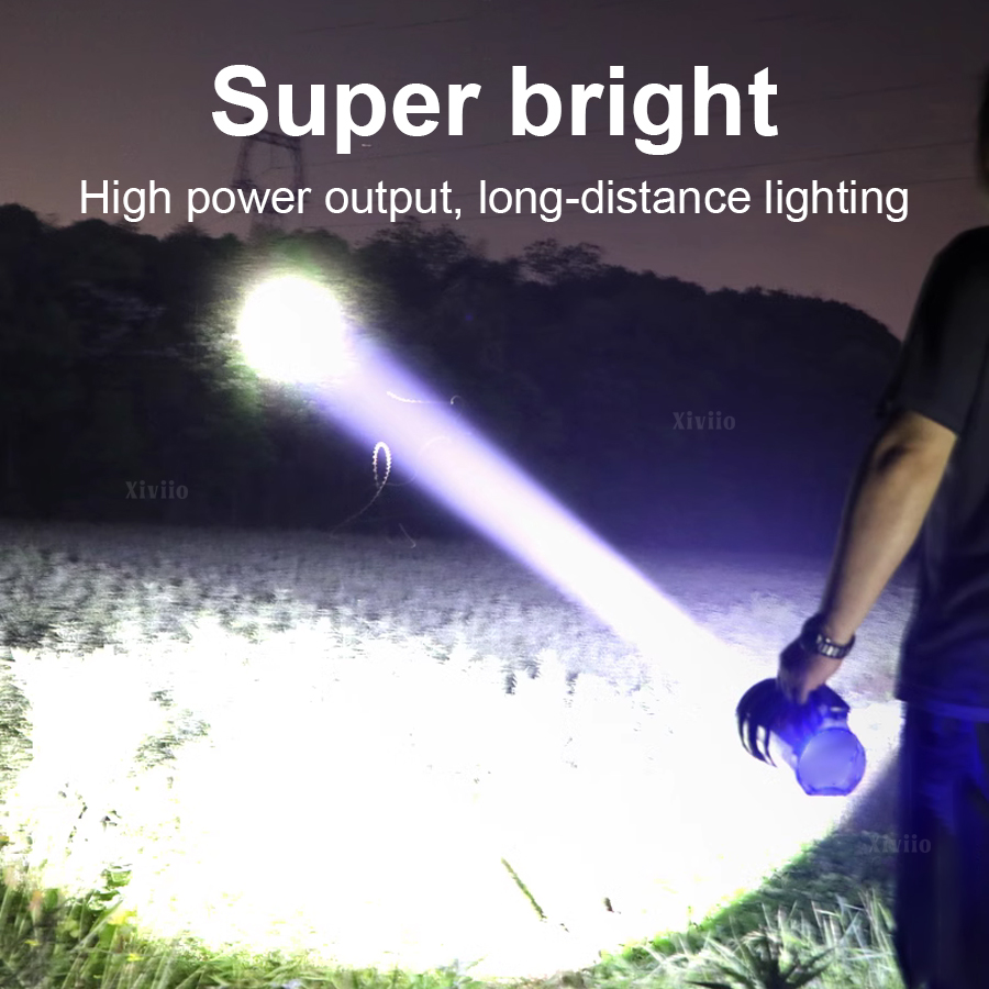 2025 novas lanternas de busca  - Tactical Flashlight Rechargeable avaliação e preço