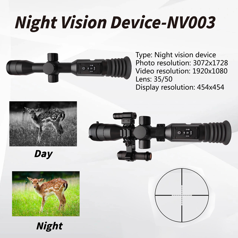 Nova visão noturna infravermel - Outdoor Hunting Digital Night Vision avaliação e preço