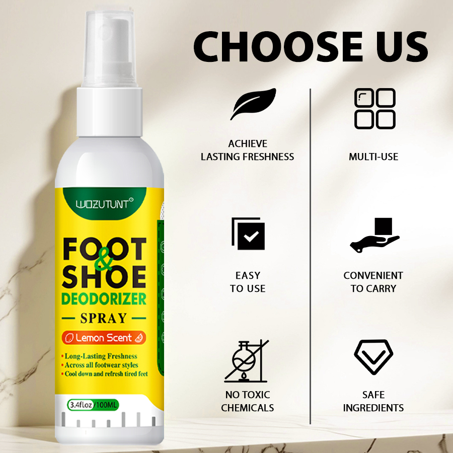 100ml pé sapatos desodorizador - Scent Eliminator Spray avaliação e preço