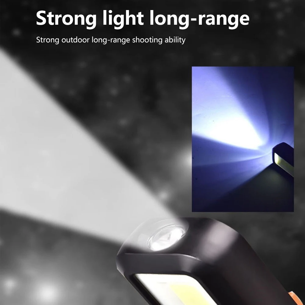 Poderosa cob led luz de trabal - Tactical Flashlight Rechargeable avaliação e preço