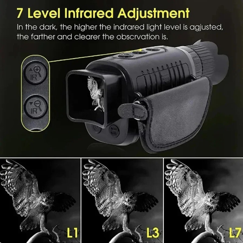 Monóculo Digital com Zoom de 5 - Outdoor Hunting Digital Night Vision avaliação e preço