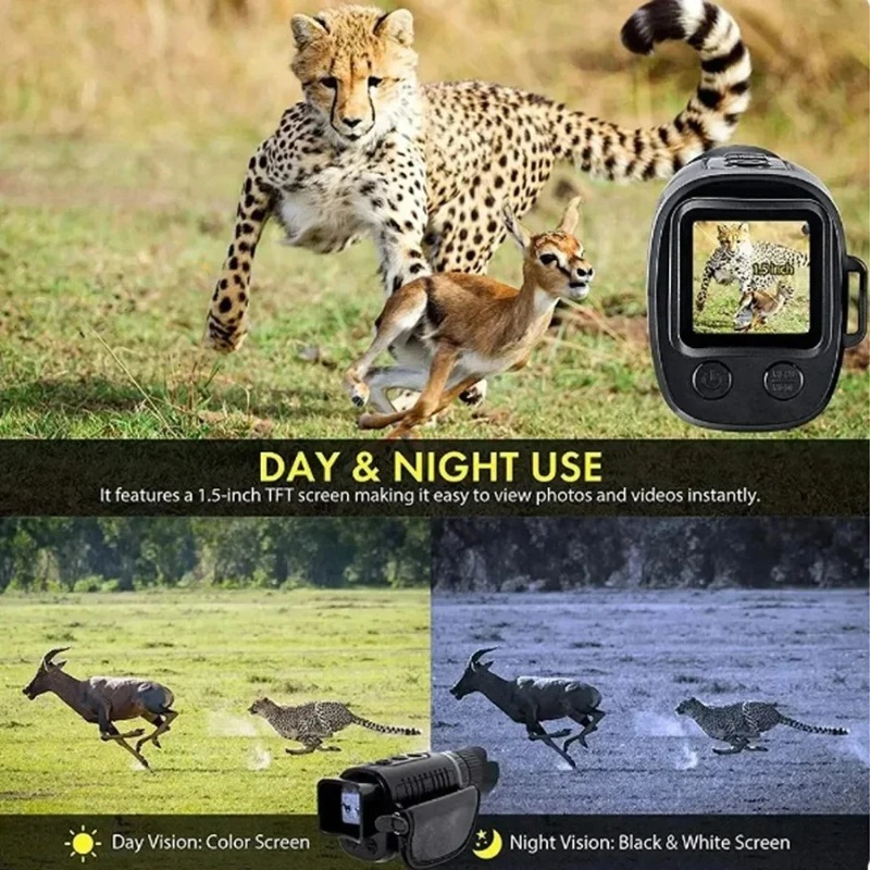 Monóculo Digital com Zoom de 5 - Outdoor Hunting Digital Night Vision avaliação e preço
