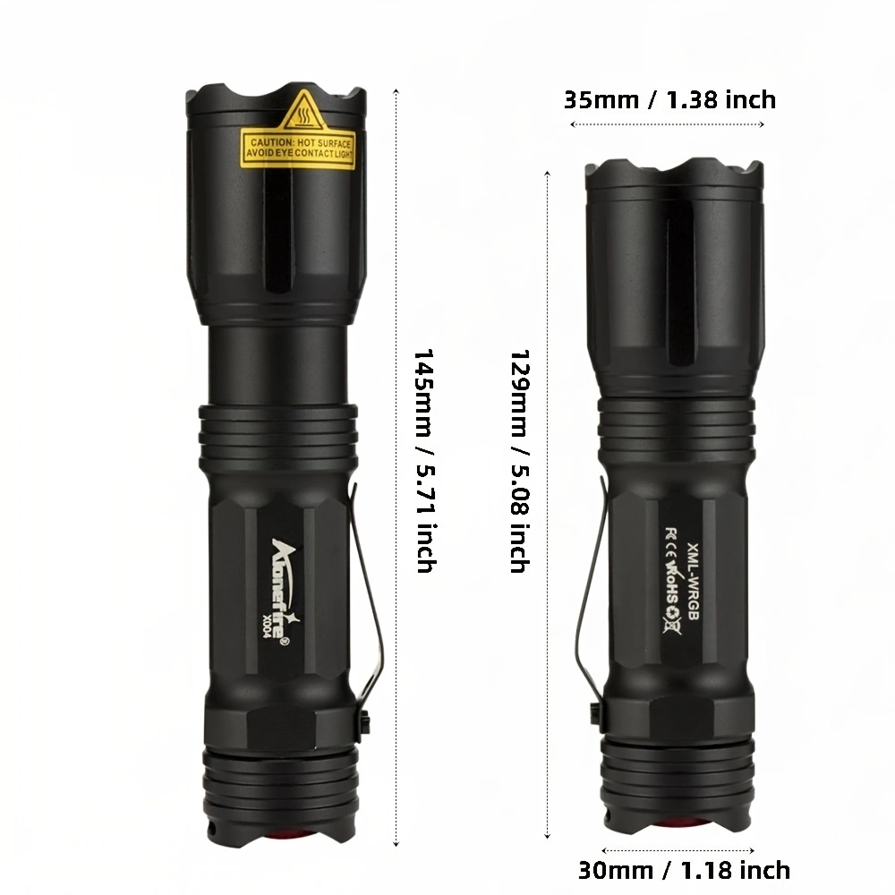 Lanterna LED de 4 Cores Zoom B - Outdoor Hunting Photography avaliação e preço
