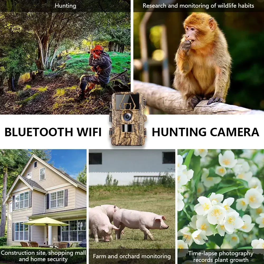 Câmera Digital PR801W WIFI 8K  - Outdoor Hunting Digital Night Vision avaliação e preço