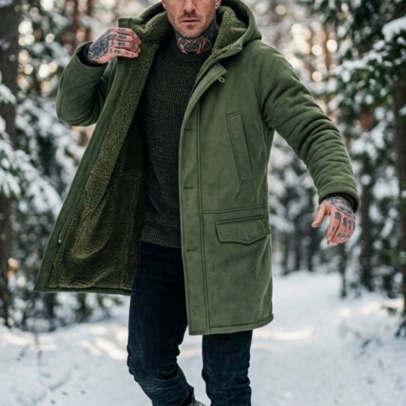 Jaqueta de Fleece com Capuz pa - Outdoor Hunting News avaliação e preço