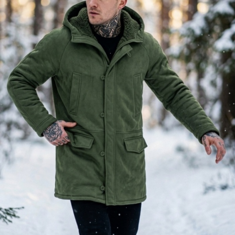 Jaqueta de Fleece com Capuz pa - Outdoor Hunting News avaliação e preço
