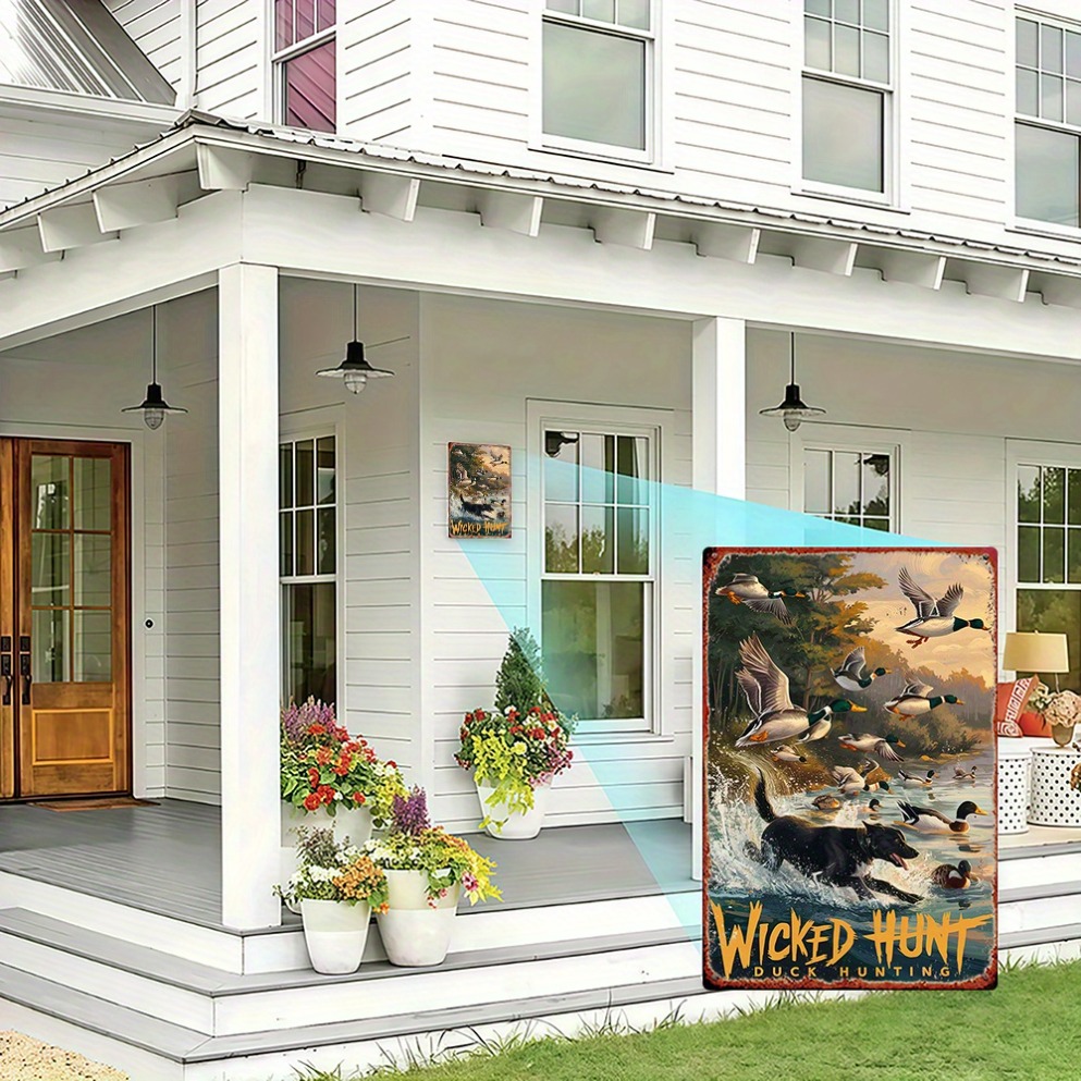 Arte de Parede Metálica 2D Pla - Wildman Hunting & Outdoor Linton'S Corner Silver Lakes avaliação e preço