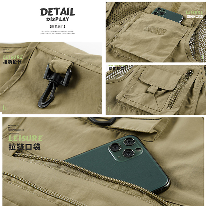 Colete de Malha para Primavera - Outdoor Hunting Photography avaliação e preço