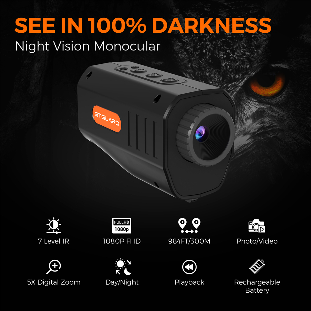 GTGUARD N3 Óculos Monoculares  - Outdoor Hunting Digital Night Vision avaliação e preço