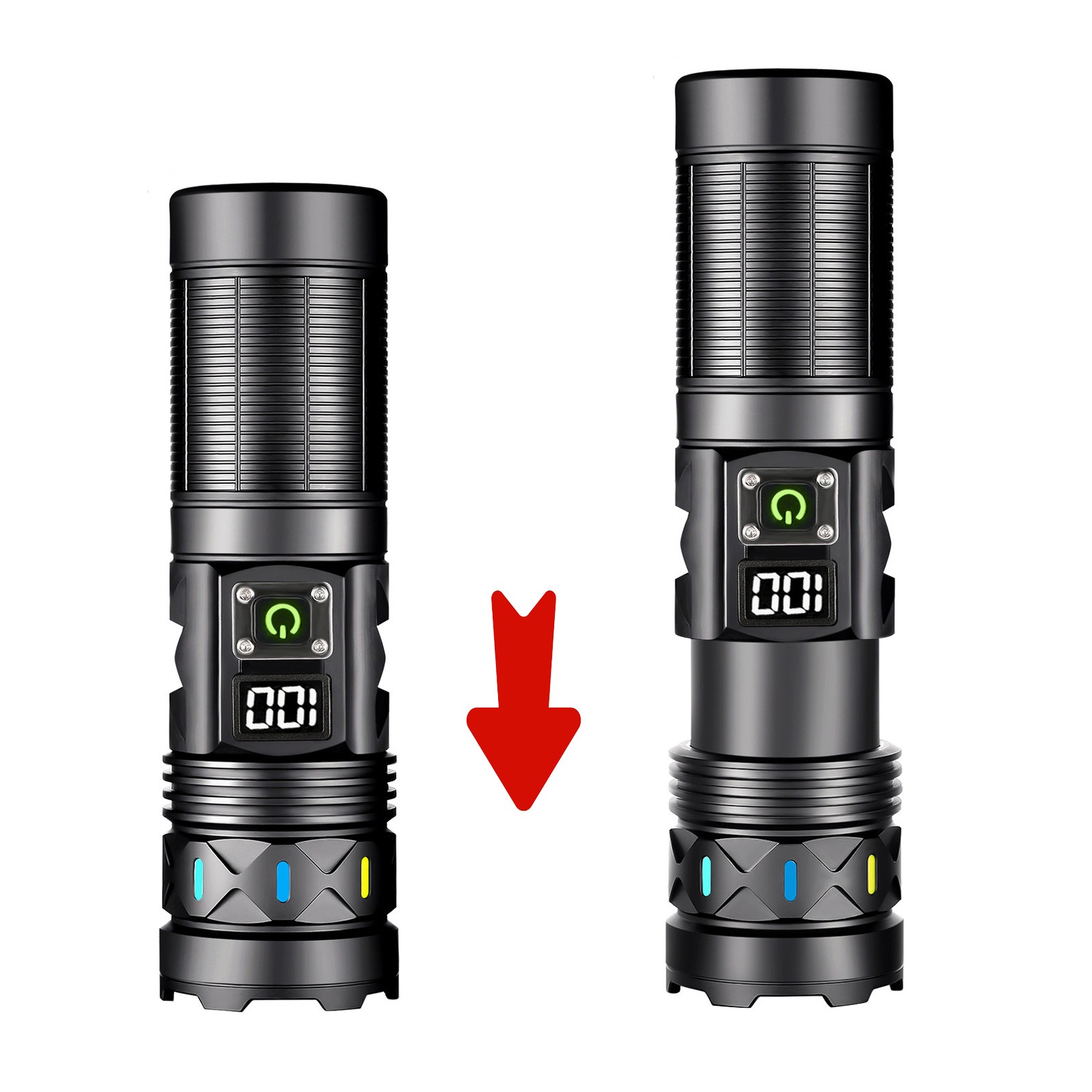 Lanterna LED de Alta Potência  - Tactical Flashlight Rechargeable avaliação e preço
